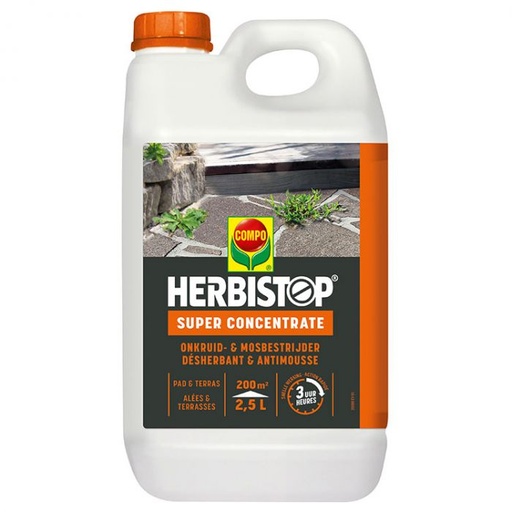 [71080] HERBISTOP SUPER ALLE OPPERVLAKKEN 200M² - 2.5L