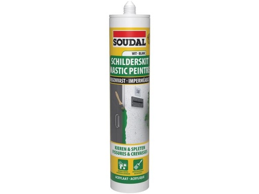 [72073] SOUDAL SCHILDERSKIT REGENVAST WIT - 290ML
