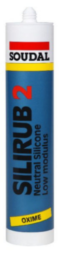 [72820] SOUDAL SILIRUB 2 - 300ML WIT