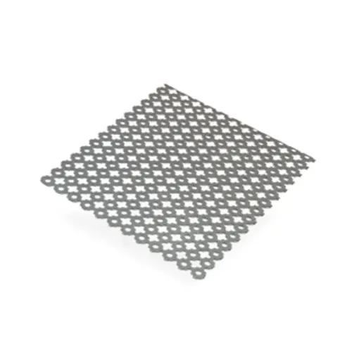 [72889] Staalplaat geperf. Klaverblad - 1mm - 500x250mm