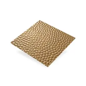[72928] ALU plaat koper gehamerd 0,4mm - 500x1000mm