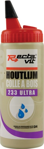 [73483] RECTAVIT HOUTLIJM WIT WATERBESTENDIG - 500GR