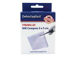 [74170] DETECTAPLAST KOMPRES NON WOVEN 5X5CM - 20PCS
