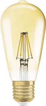 [74581] LED EDISON GOUD E27 2.5W WW - 1906