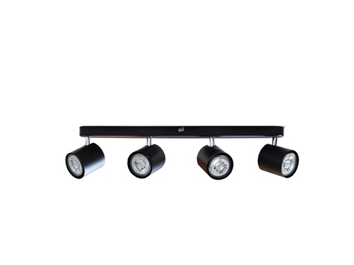 [74666] SPOT LED PRATO GU10 4X3W 250LM ZWART