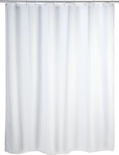 [74894] Douchegorddijn 180x200 anti-schimmel uni-wit