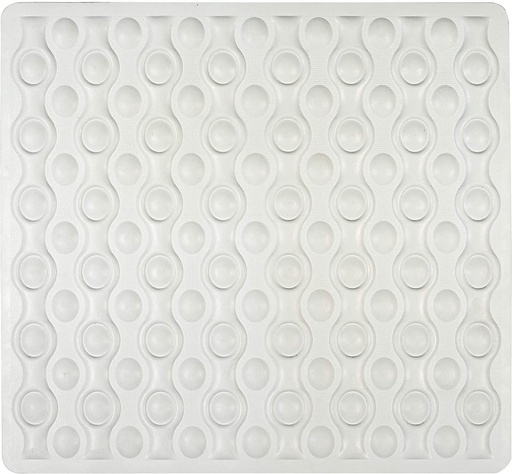 [74898] ANTI-SLIP DOUCHEMAT ROCHA WIT 54X52 CM