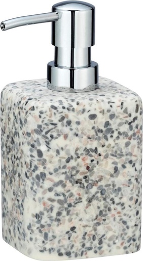 [75076] Wenko Terrazzo zeepdispenser polyresin grijs