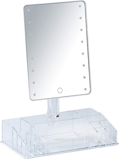 [75143] LED OPMAAKSPIEGEL STAAND MET ORGANIZER FARNESE