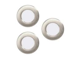 [76377] FUEVA 5 LED 3XINBOUWSPOT NIKKEL Ø85 3000K