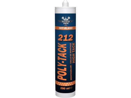 [76582] Montagelijm poly-tack 212 wit - 290ml