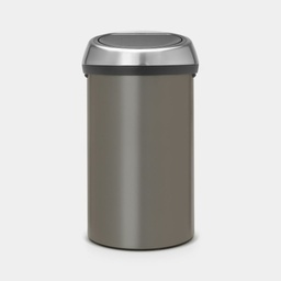 [76746] TOUCH BIN NEW AFVALEMMER - PLATINUM - 60L