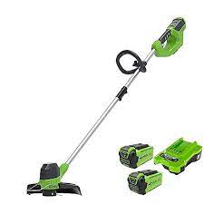 [76979] GREENWORKS ACCU STRIMMER 40V 2X2.0AH + LADER