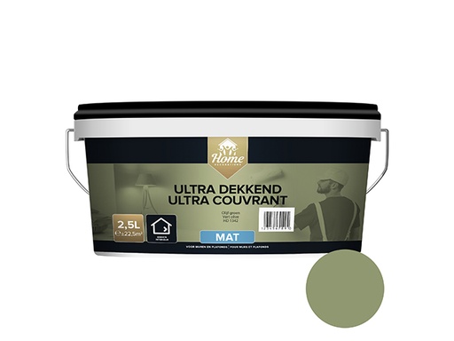 [77302] Home Decoration ultra dekkend mat Olijfgroen 2.5l