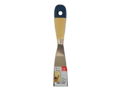 [77960] PLAMUURMES 20MM FLEXIBEL GEPOLIERD BLAD HOUTEN GR.