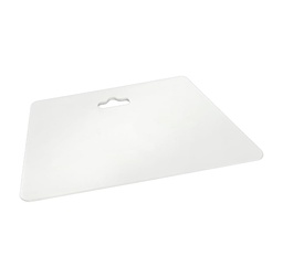 [77974] AANDRUKSPATEL 23CM TRAPEZIUM WIT