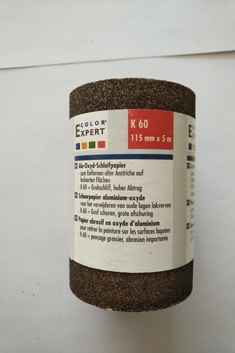 [77982] ALU-oxyd- schuurpapier 115MMx5M - K60 - op rol