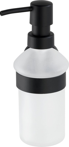 [78228] BOSIO ZEEPDISPENSER RVS ZWART MAT