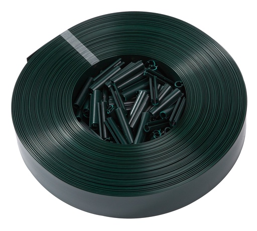 [78250] Linten 50mm incl. clips RAL6005 groen
