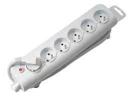 [78560] 6V STOPCONTACKT +5M WIT