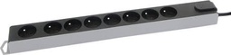 [78578] Profile 8V stopcontact met schakelaar & OSB + 3m snoer zwart