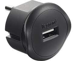 [78674] USB-LADER 5V 2P 10A ZWART