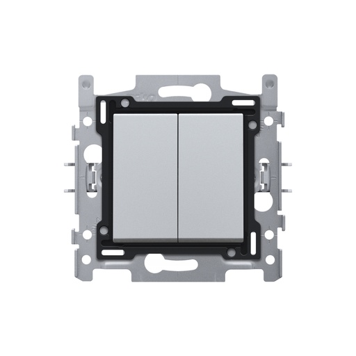 [78700] Niko inbouw dubbele wisselschakelaar sterling