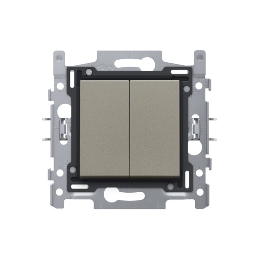 [78737] SCHAKELAAR 2XWISSEL INTENSE BRONZE