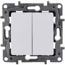 [78795] SCHAKELAAR 2XWISSEL NILOE WIT