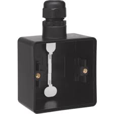 [78816] Niko Hydro enkele opbouwdoos + 1x wurgnippel zwart