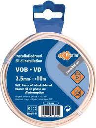 [78932] VOB 2.5 WIT 10M BLISTER