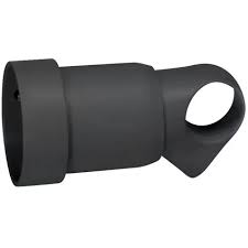 [78986] Tegenstekker oog 2P+A zwart