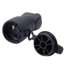 [78989] Tegenstekker dop rubber IP44 2P+A