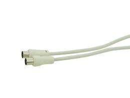 [79138] Profile coax kabel 5m wit