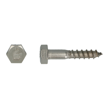 [79346] Houtdraadbout inox DIN571 6.0x80mm (100st)