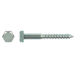 [79616] HOUTDRAADBOUT DIN 571 Ø8X140 ZN - 50ST