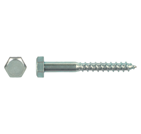 [79616] HOUTDRAADBOUT DIN 571 Ø8X140 ZN - 50ST