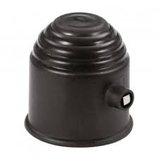 [81308] TREKHAAKDOP M/SLOT BLISTER ZWART