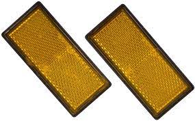 [81319] Carpoint reflector oranje 86x40mm (2st)