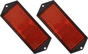 [81323] REFLECTOR 104X40MM ROOD 2ST
