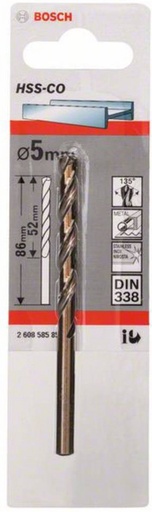 [82180] METAALBOOR HSS-CO 5MM