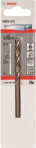 [82288] BOSCH - METAALBOOR HSS-CO DIN338 6