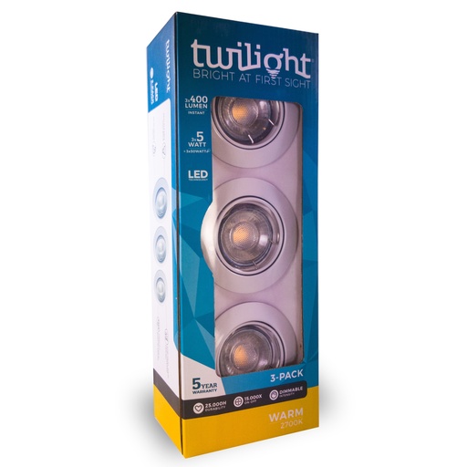 [82520] SPOTS TWILIGHT NEO DIMBAAR 3PACK 2700K WHITE