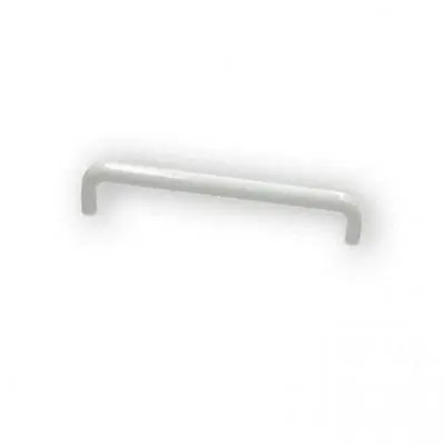 [541366] Meubelgreep D-model staal/wit 96mm