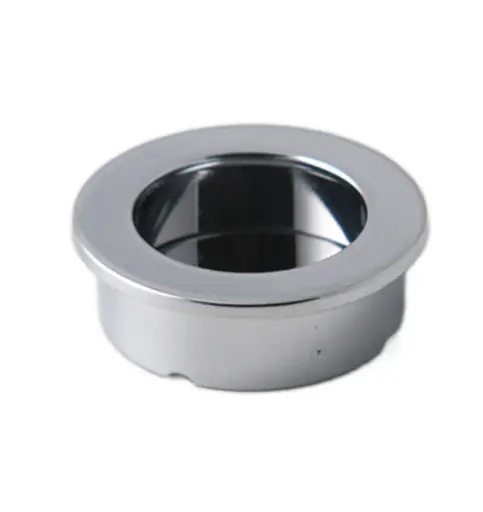 [541374] Inkapschelp rond RVS-look 40mm