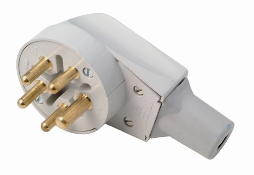 [09549] STEKKER 32A 3P+N+A GRIJS BLISTER