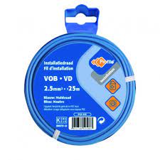 [10071] VOB 2.5 BLAUW 25M BLISTER