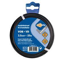 [10075] VOB 2.5 ZWART 25M BLISTER