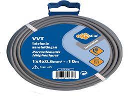 [10087] Profile VVT telefoonkabel 1x4x0.6mm² grijs 25m