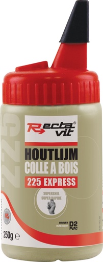 [11214] Rectavit houtlijm express wit - 250gr